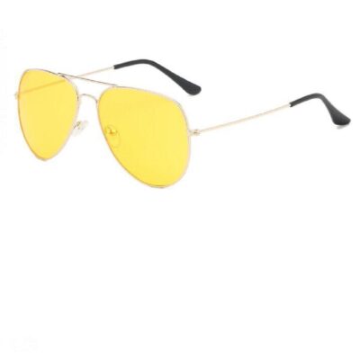 Авиаторски очила с жълти стъкла