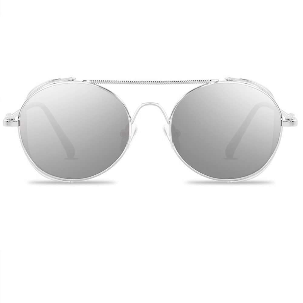 Сребърни арт очила огледални стъкла 2 Сребърни арт очила огледални стъкла - Image 2