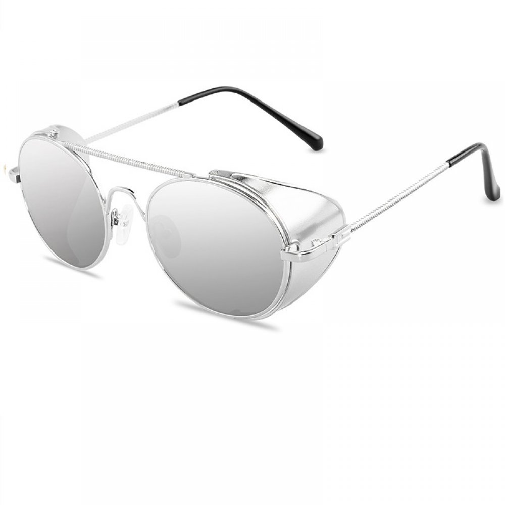 Сребърни арт очила огледални стъкла 1 Сребърни арт очила огледални стъкла