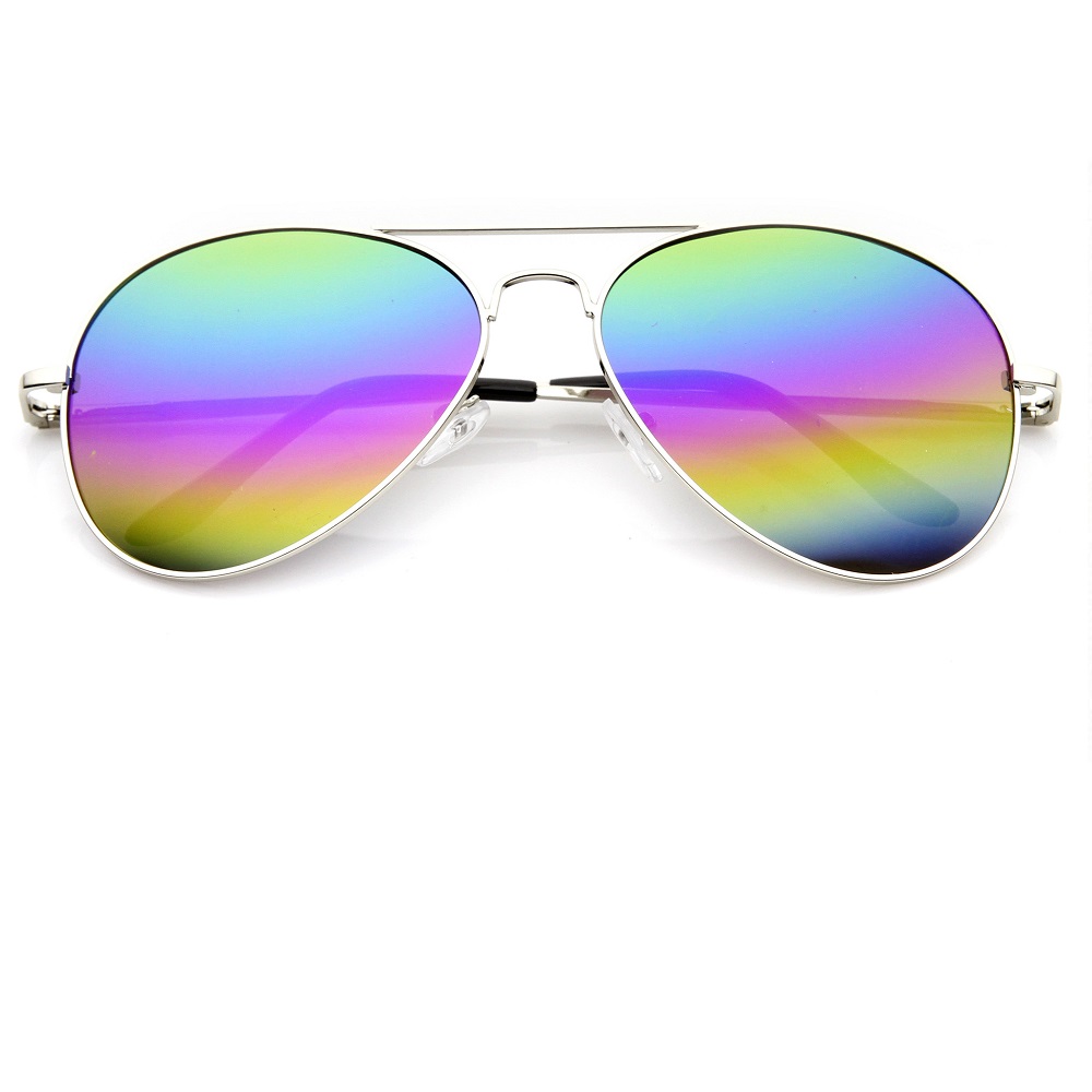 Тънка сребърна рамка стъкла дъга 3 Тънка сребърна рамка стъкла дъга - Image 3