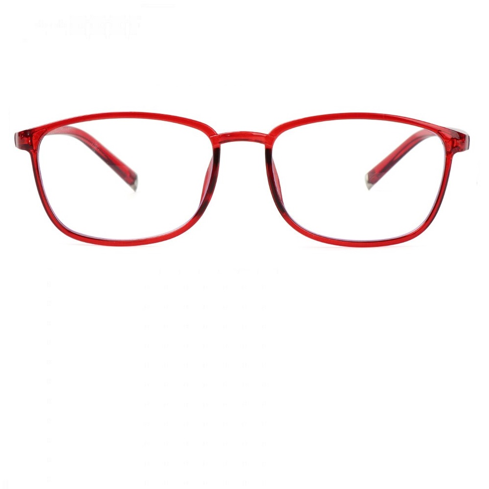 Дамски червени прозрачни очила 2 Дамски червени прозрачни очила - Image 2