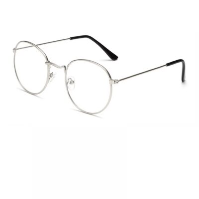 Овални очила тънки сребърни рамки