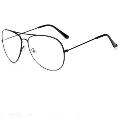 Прозрачни очила тип авиатор