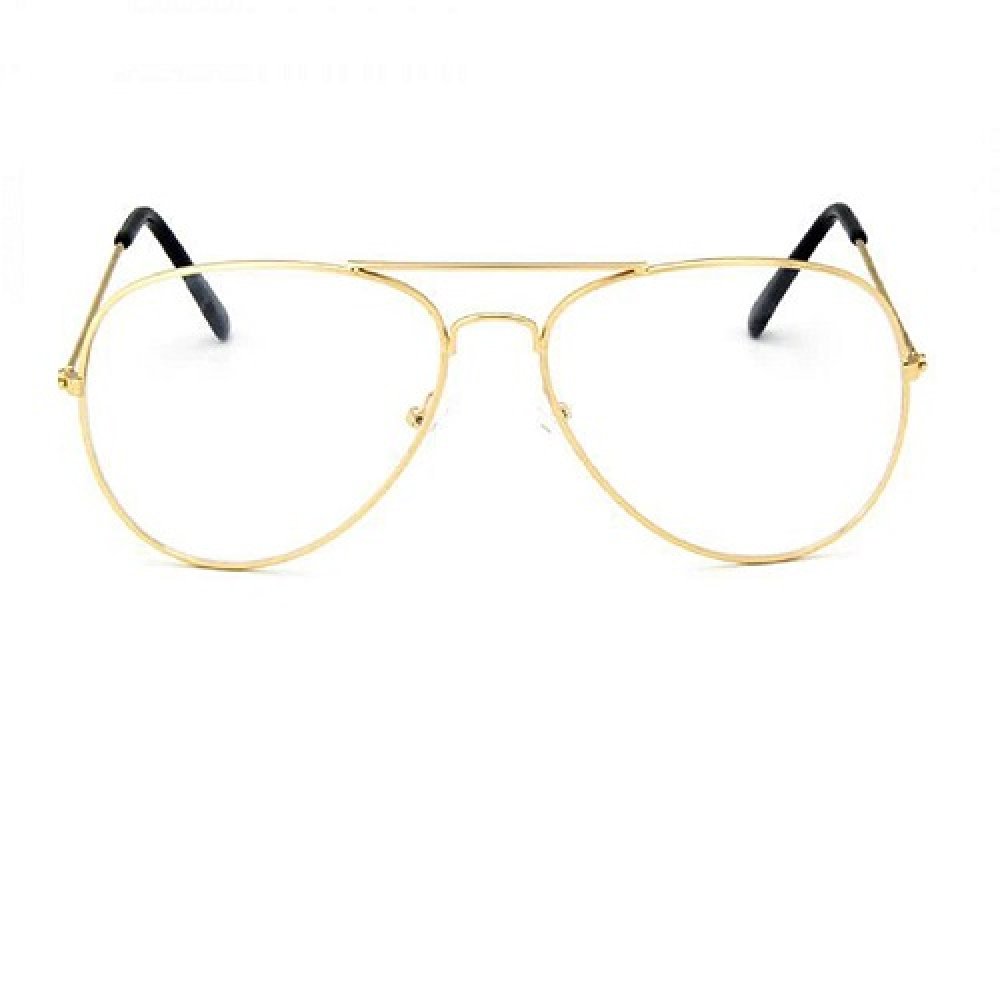 Прозрачни златни авиаторски очила 2 Прозрачни златни авиаторски очила - Image 2
