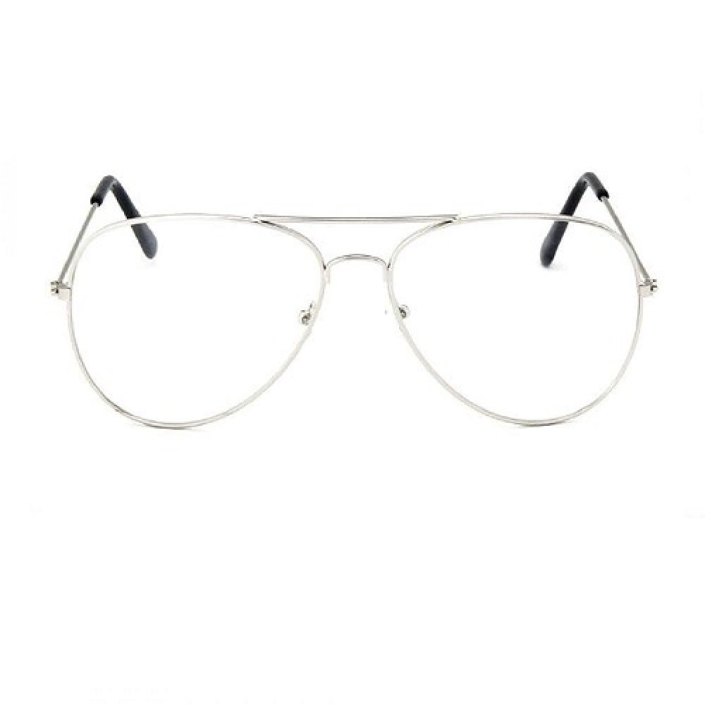 Сребърни прозрачни бъбрек очила 4 Сребърни прозрачни бъбрек очила - Image 4