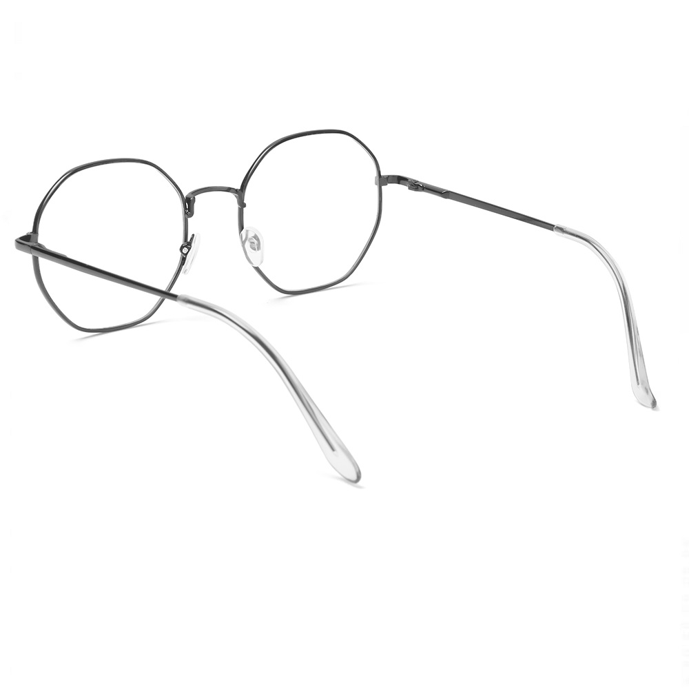 Тъмно сиви рамки прозрачни очила 3 Тъмно сиви рамки прозрачни очила - Image 3