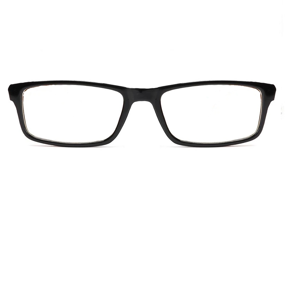 Тънки червено черни прозрачни очила 2 Тънки червено черни прозрачни очила - Image 2