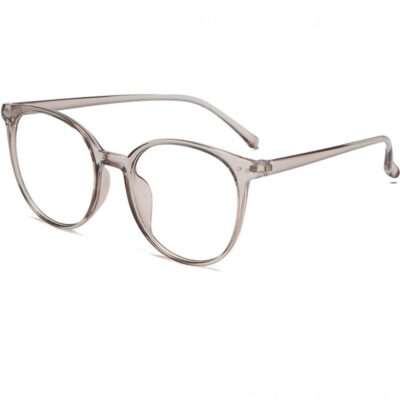 Опушен цвят прозрачни дамски очила