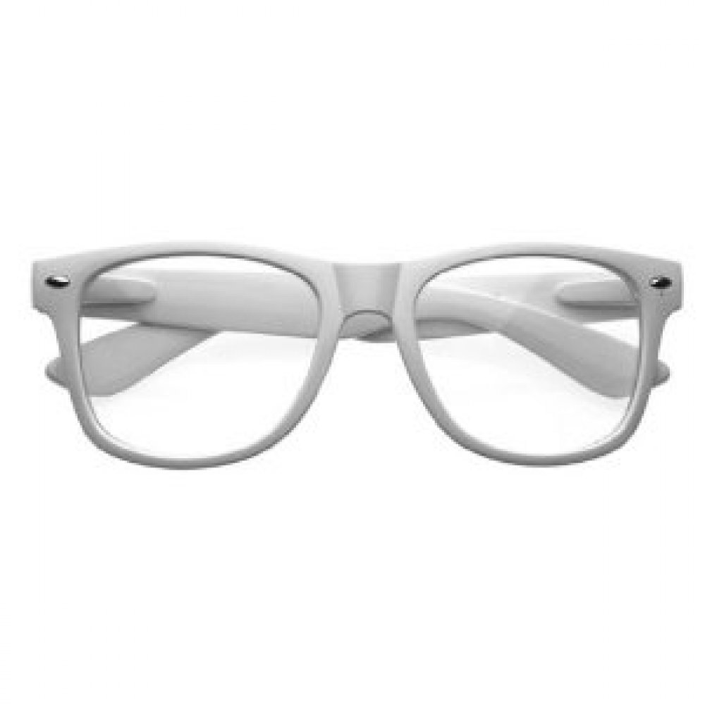 Открояващи се бели прозрачни очила 2 Открояващи се бели прозрачни очила - Image 2