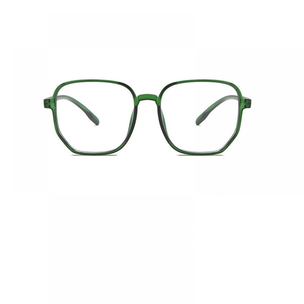 Зелени очила прозрачни големи стъкла 2 Зелени очила прозрачни големи стъкла - Image 2