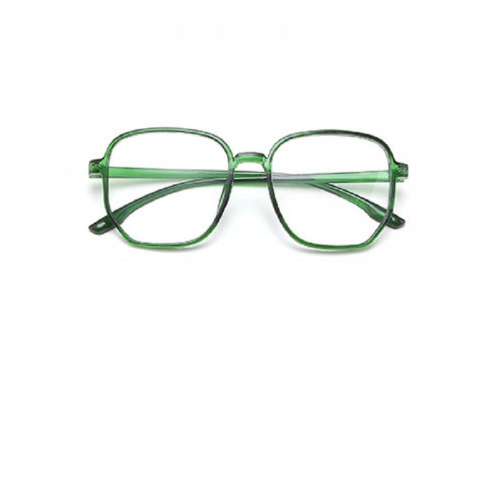 Зелени очила прозрачни големи стъкла 3 Зелени очила прозрачни големи стъкла - Image 3
