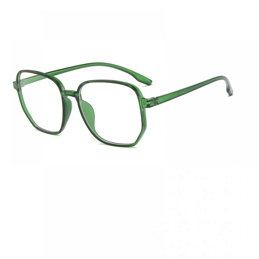 Зелени очила прозрачни големи стъкла 1 Зелени очила прозрачни големи стъкла