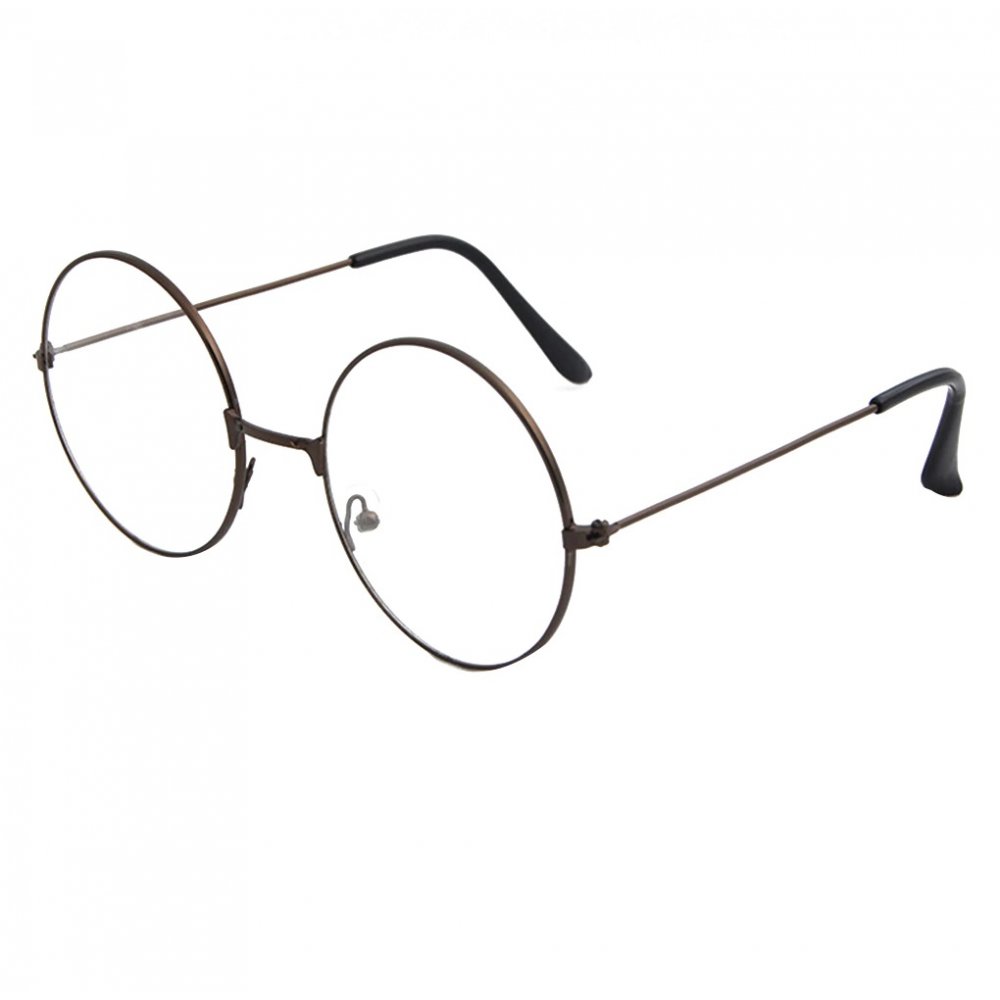 Кръгли очила в тъмно кафяви рамки 1 Кръгли очила в тъмно кафяви рамки