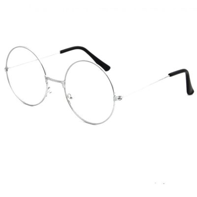Обикновени кръгли прозрачни очила