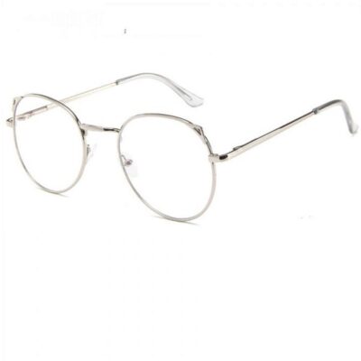 Очила за компютър сребърни рамки