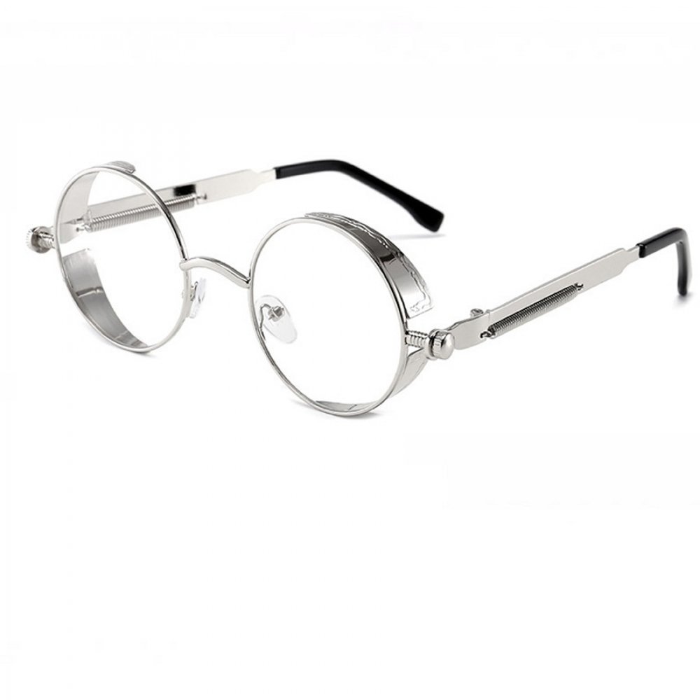 Сребърен арт прозрачни кръгли очила 1 Сребърен арт прозрачни кръгли очила
