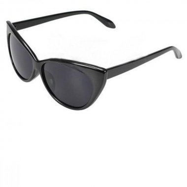 Черни игриви котешки очила