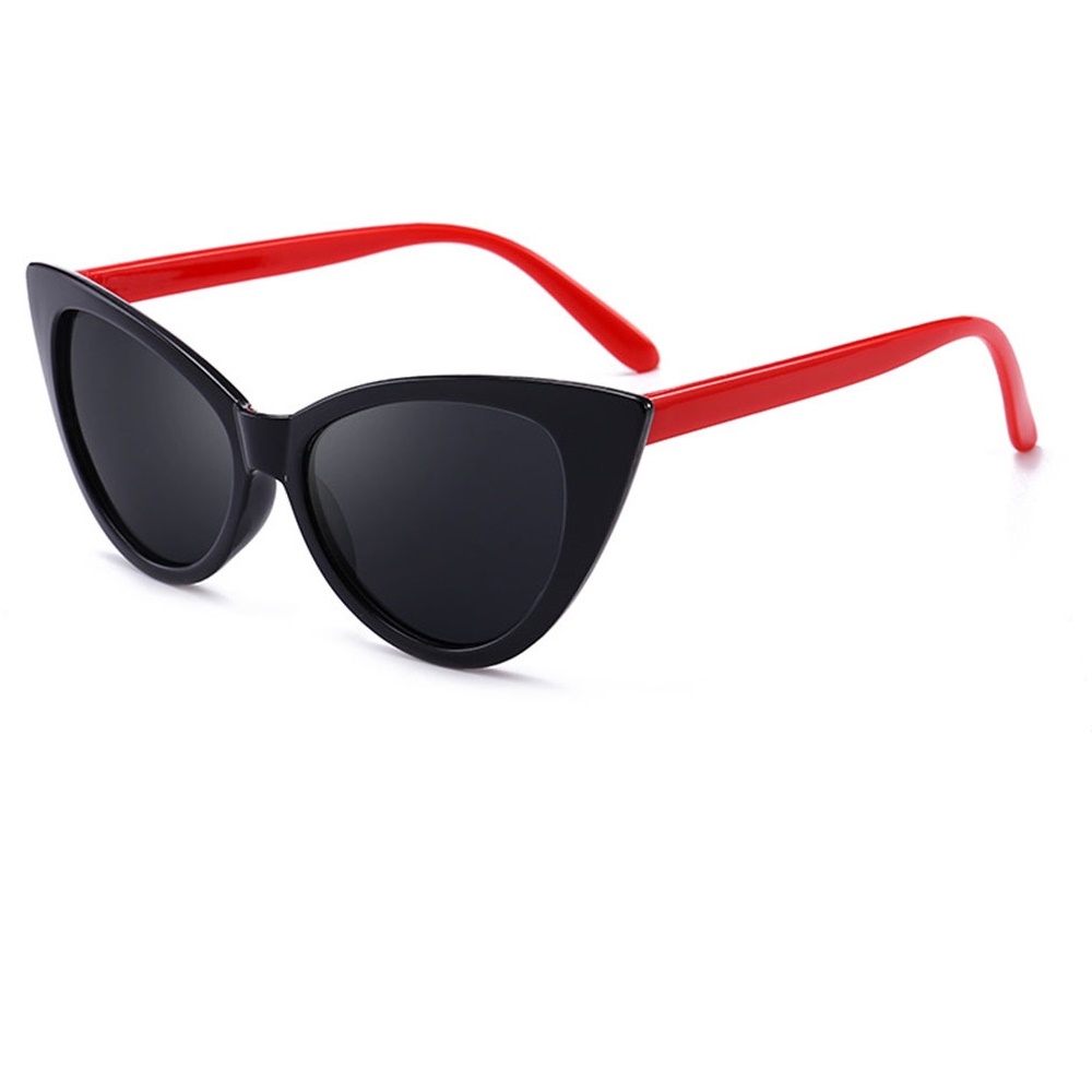 Червено черни котешки очила 1 Червено черни котешки очила