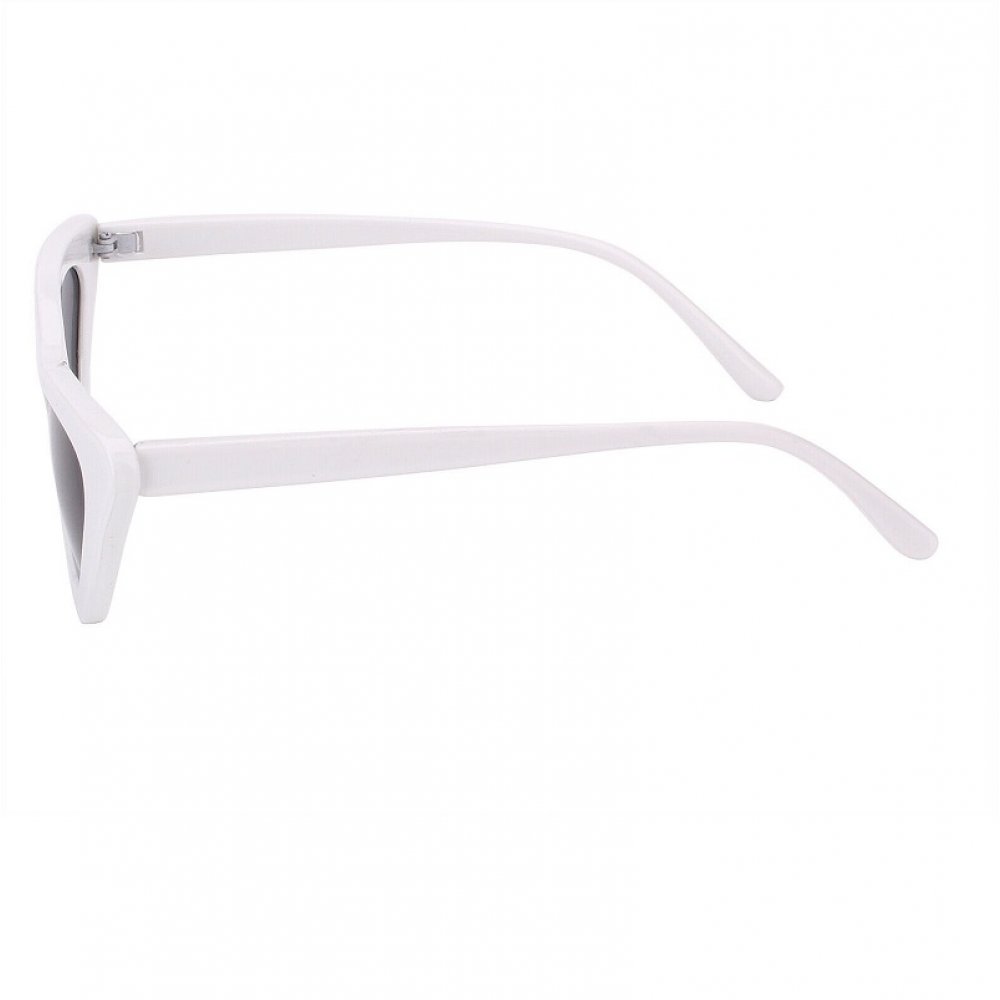 Бяла рамка котешки черни очила 3 Бяла рамка котешки черни очила - Image 3