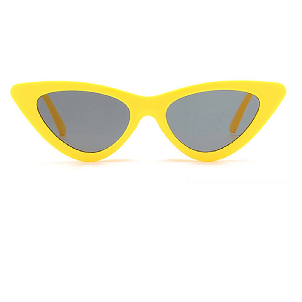 Жълта рамка котешки черни очила 2 Жълта рамка котешки черни очила - Image 2