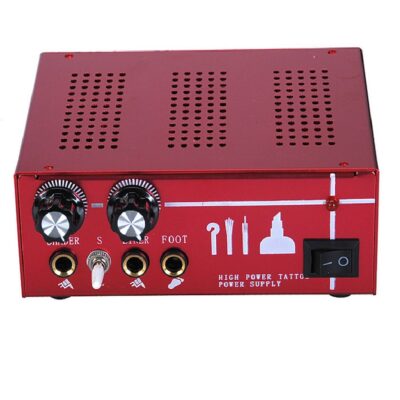 Включване на две машини за татуиране