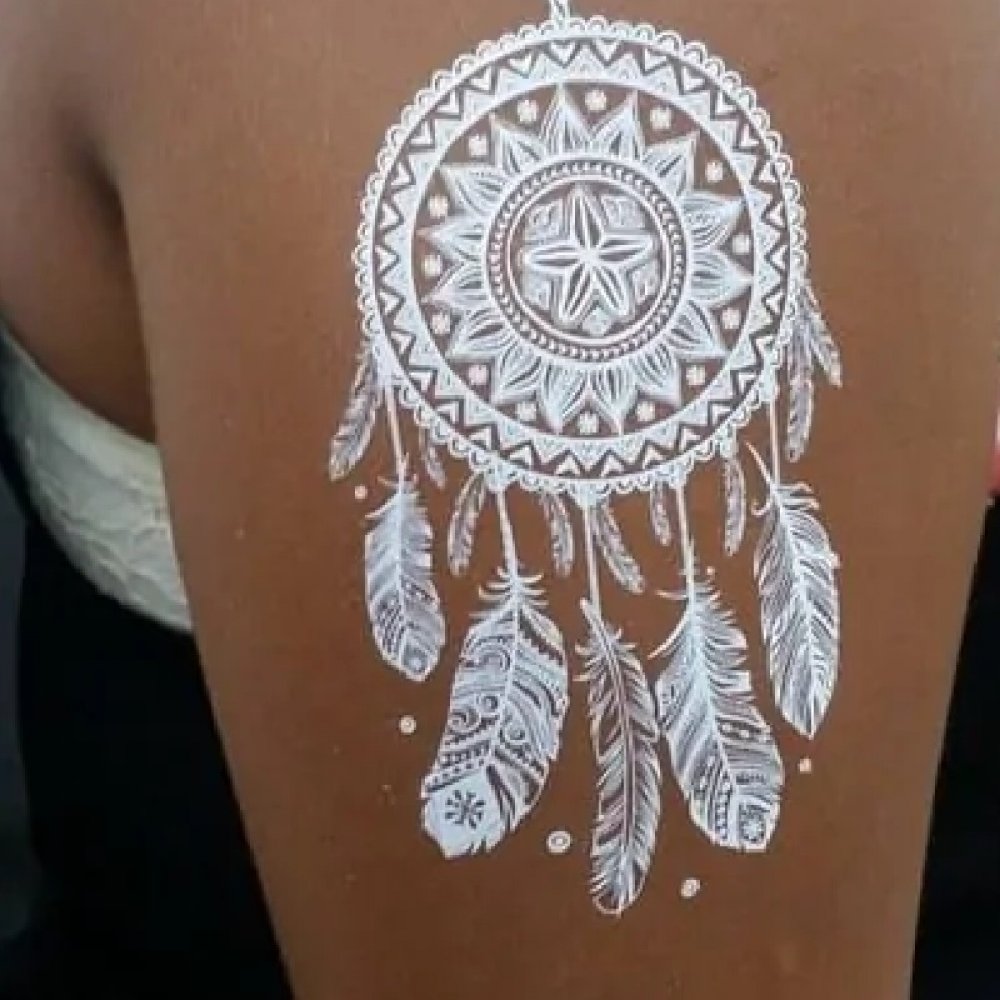 Бели временни татуировки 2 Бели временни татуировки - Image 2