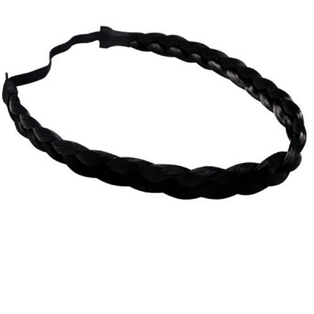 Черна коса в диадема 1 Черна коса в диадема