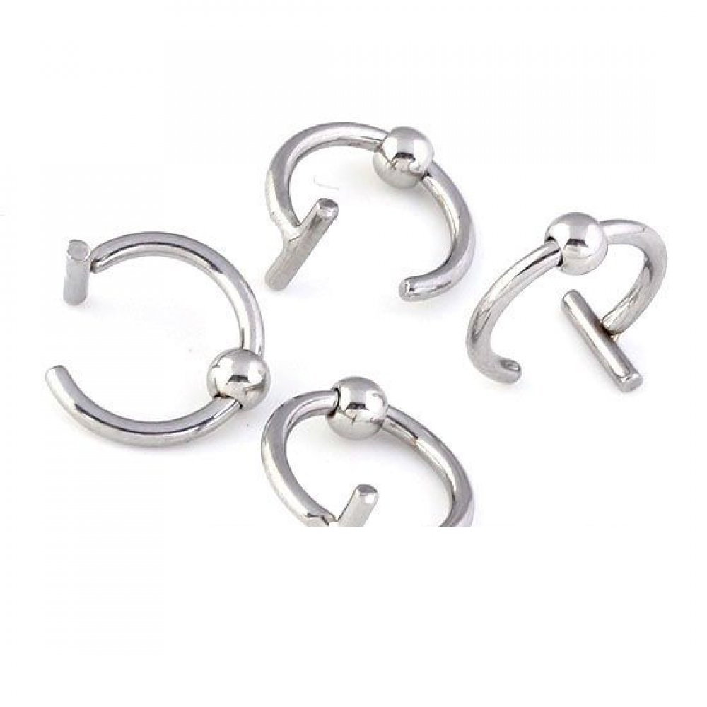 Обица на устна имитация на истинска 2 Обица на устна имитация на истинска - Image 2