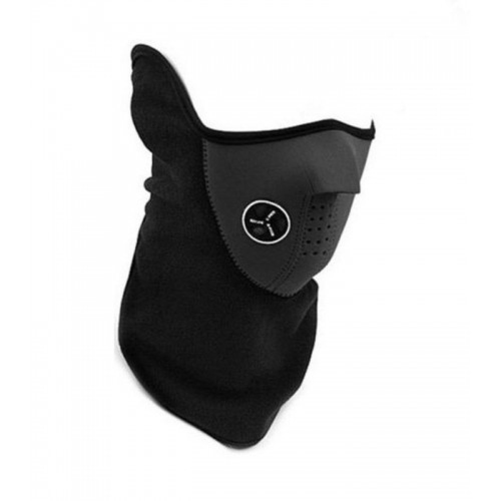 Поларена дебела черна мото маска 3 Поларена дебела черна мото маска - Image 3