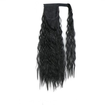 Дълга коса за поставяне на кок