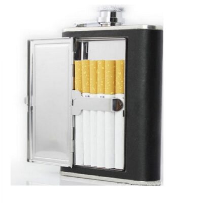 Табакера за цигари в джобна бутилка